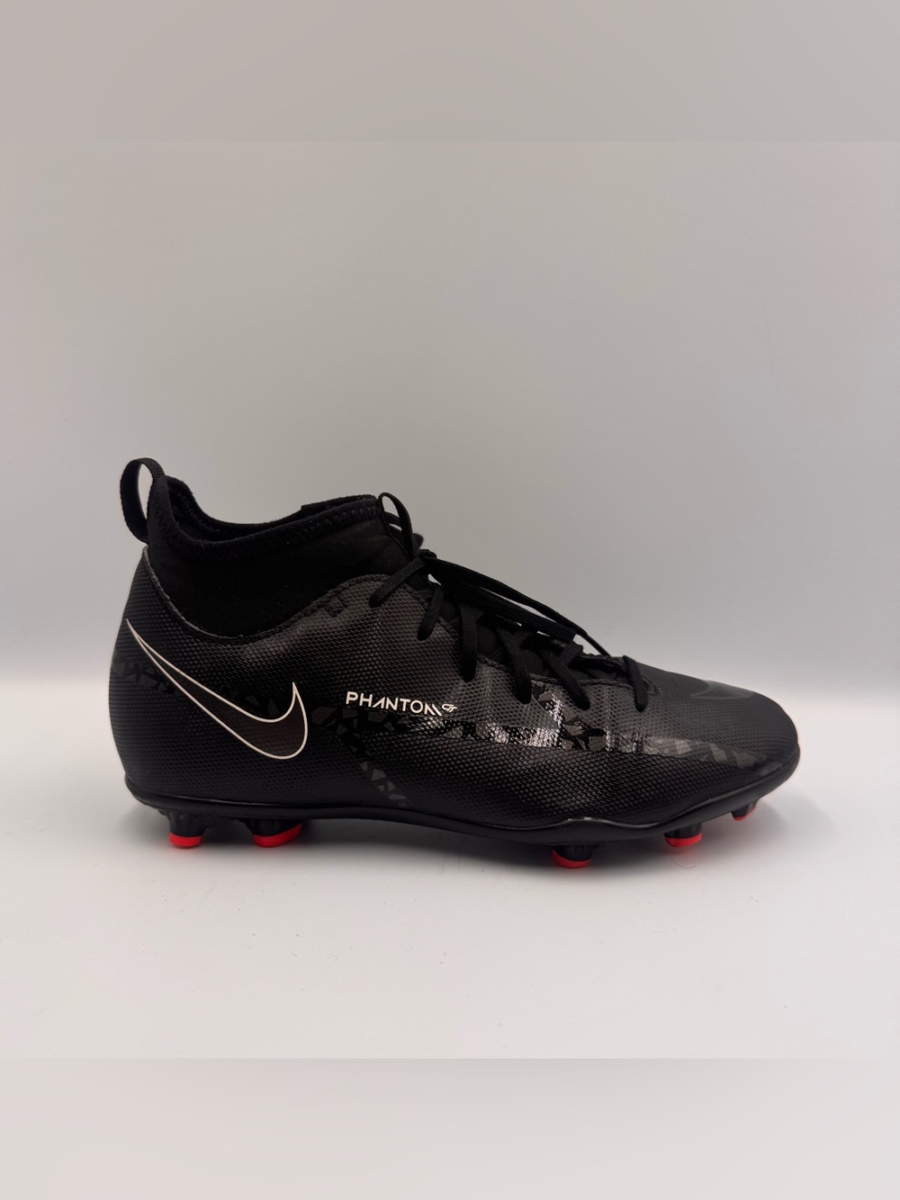 Nike Phantom GT Club Black Youth's Soccer Cleats Youth Size 4.5